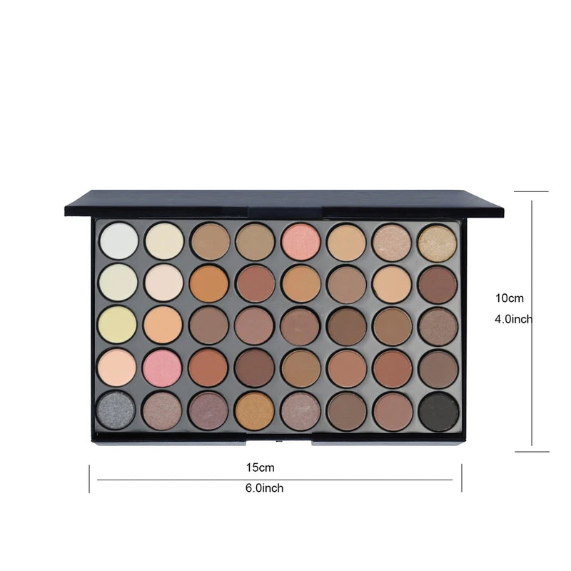 Paleta de sombras POPFEEL com 40 cores